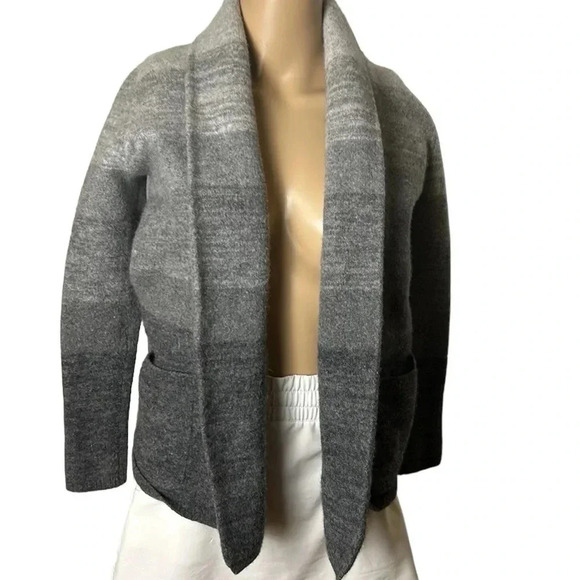 BCBG MAXAzria  cashmere wool blend cardigan, jacket,sweater,chunky,timeless,boho - Picture 5 of 16